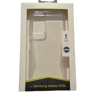 O4. Body Glove Sleek Design Clear Case for Samsung Galaxy‎ A03s - Clear